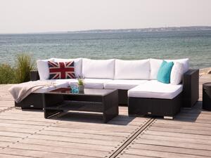 Vrtni namještaj Comfort Garden 203, Crna, Bijela