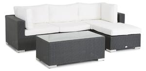 Vrtni namještaj Comfort Garden 204, Crna, Bijela