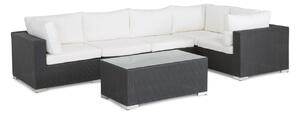 Vrtni namještaj Comfort Garden 202, Crna, Bijela