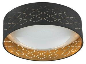 Globo Okrugla stropna LED svjetiljka Clarke (18 W, Ø x V: 40 x 12 cm, Topla bijela)