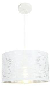 Globo Okrugla viseća svjetiljka Barca (40 W, Ø x V: 38 x 120 cm, Bijele boje, E27)