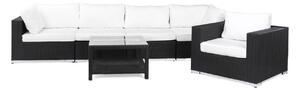 Vrtni namještaj Comfort Garden 217, Crna, Bijela