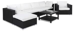 Vrtni namještaj Comfort Garden 215, Bijela, Crna