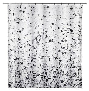 Zavjesa za tuš Tosi (Š x V: 180 x 200 cm, Crna/Bijela)