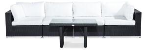 Vrtni namještaj Comfort Garden 337, Crna, Bijela