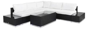 Vrtni namještaj Comfort Garden 453, Crna, Bijela