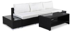 Vrtni namještaj Comfort Garden 448, Bijela, Crna