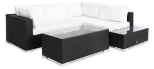 Vrtni namještaj Comfort Garden 1341, Bijela, Crna