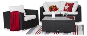 Vrtni namještaj Comfort Garden 479, Crna, Bijela