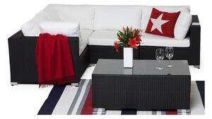 Vrtni namještaj Comfort Garden 477, Crna, Bijela
