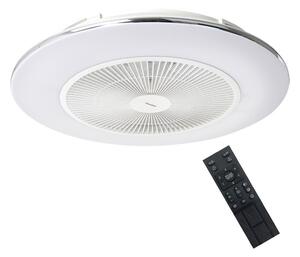 Brilagi - LED Prigušiva svjetiljka s ventilatorom AURA LED/38W/230V bijela + DU