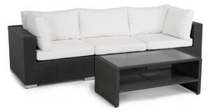 Vrtni namještaj Comfort Garden 544, Bijela, Crna