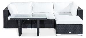 Vrtni namještaj Comfort Garden 645, Bijela, Crna