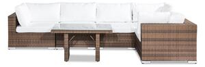 Vrtni namještaj Comfort Garden 659, Smeđa, Bijela
