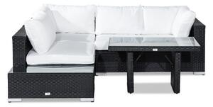Vrtni namještaj Comfort Garden 655, Crna, Bijela