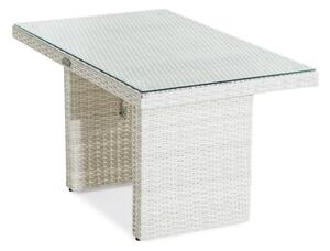 Vrtni stolić za kavu Comfort Garden 1352, Bijela, 55x60cm