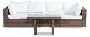 Vrtni namještaj Comfort Garden 715, Smeđa, Bijela