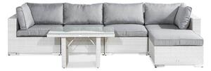 Vrtni namještaj Comfort Garden 717, Siva, Bijela