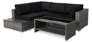Vrtni namještaj Comfort Garden 794, Siva, Crna