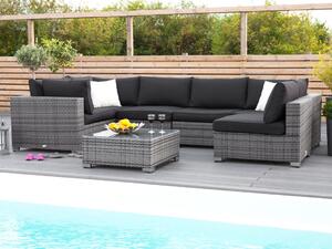 Vrtni namještaj Comfort Garden 812, Crna, Siva