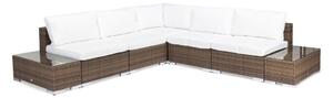 Vrtni namještaj Comfort Garden 870, Smeđa, Bijela