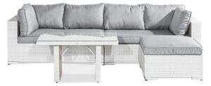 Vrtni namještaj Comfort Garden 881, Siva, Bijela
