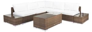 Vrtni namještaj Comfort Garden 872, Bijela, Smeđa
