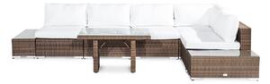Vrtni namještaj Comfort Garden 906, Smeđa, Bijela