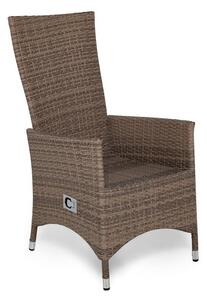 Vrtna fotelja Comfort Garden 1365, Smeđa, 110x59x48.5cm, Namještaj je već sastavljen