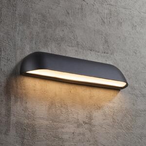 Nordlux LED vanjska zidna svjetiljka Front 36, crna, Crno, Metal