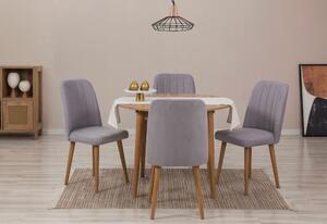 Woody Fashion Proširivi blagavaonski stol i stolice (5 komada) Lorelei