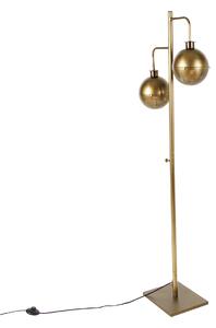Industrijska podna svjetiljka brončana 2 svjetla - Haicha