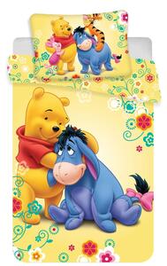 Pamučna dječja posteljina za dječji krevetić 100x135 cm Winnie-the-Pooh – Jerry Fabrics