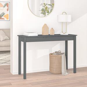 VidaXL Konzolni stol sivi 110 x 40 x 75 cm od masivne borovine