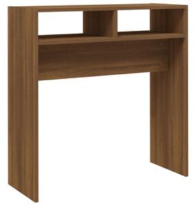 VidaXL Konzolni stol boja smeđeg hrasta 78x30x80 cm konstruirano drvo