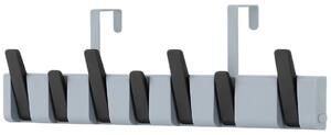 Zidna vješalica PIANO HANGER 45,5x11 cm, sivo-crna