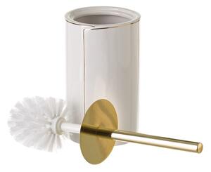 Bijela keramička WC četka Gold Lining – Casa Selección