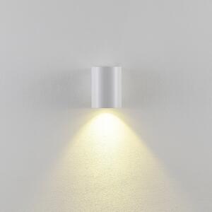Deko-Light Vanjska zidna svjetiljka CAN, bijela, 1 žarulja, Ø 8 cm, IP65, metal, GU10, prigušiva, Bijela, Aluminij
