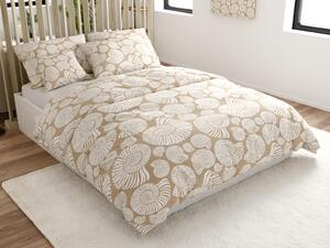 Posteljina od mikrovlakana SNAIL SHELL smeđa Dimenzije posteljine: 70 x 90 cm | 140 x 200 cm