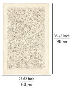Krem tekstilna kupaonska prostirka 60x90 cm Sidyma - Wenko