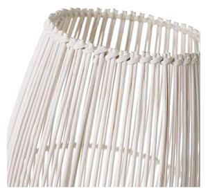 Bijela stolna lampa s bambusovim sjenilom (visina 29 cm) – Casa Selección