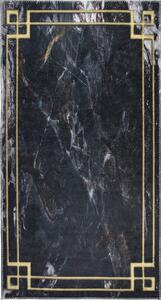 Tamno sivi perivi tepih 80x50 cm - Vitaus