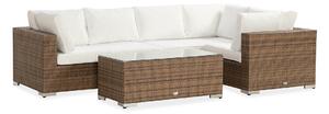 Vrtni namještaj Comfort Garden 1519, Beige, Bijela