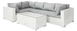 Vrtni namještaj Comfort Garden 1519, Siva, Bijela
