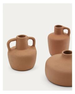 Narančaste vaze u setu 3 kom od terakote (visina 6 cm) Sofra – Kave Home