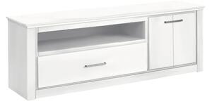 TV stol Denton 110, Bijela, 55x160x35cm, Bor