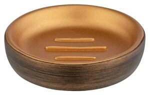Wenko Držač za sapun Palena Bronze (Promjer: 10,5 cm, Bronca)