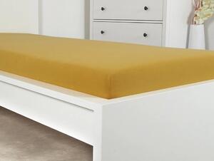 Jersey plahte ALVORA 90x200 cm u senfu boji