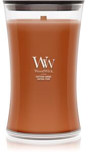 Woodwick Saffron Smoke mirisna svijeća s drvenim fitiljem 610 g