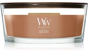 Woodwick Radiant Amber mirisna svijeća s drvenim fitiljem 453.6 g